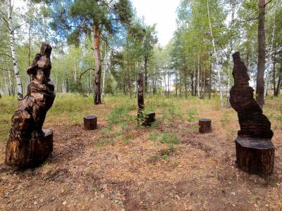 В рязанском посёлке «Новое Сёмкино» появились уникальные объекты ленд-арта